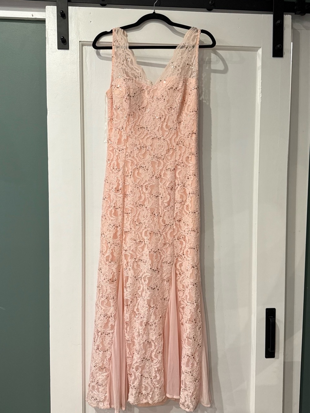 Jump Pink Lace Maxi Dress